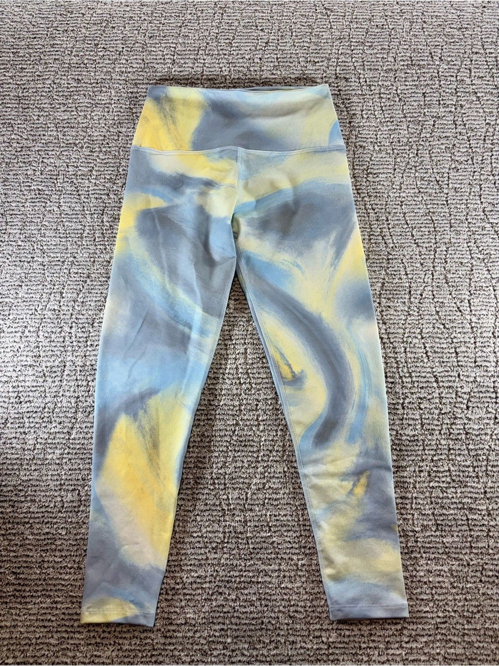 NEW Interval Women’s Large Tie-Dye Sage Wash Flow Heather Sculpt Nectar Leggings